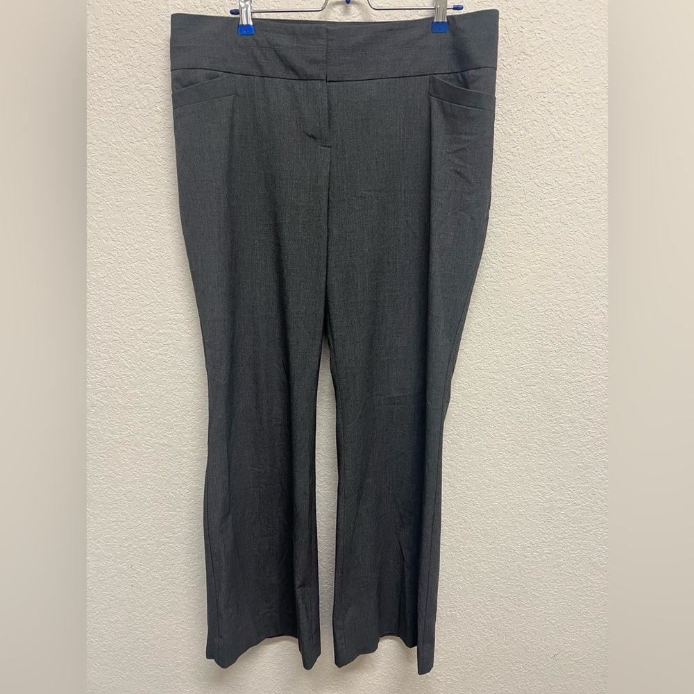 The Limited Womens Cassidy Fit Grey Bootcut Suit Pants 14R
